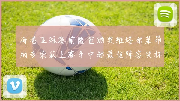 海港亚冠赛前隆重颁奖维塔尔莱昂纳多荣获上赛季中超最佳阵容奖杯